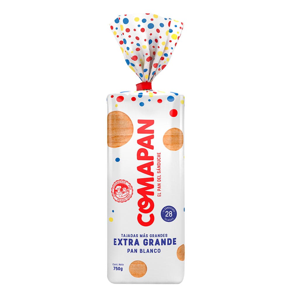 Pan Comapan Extragrande x 750 g