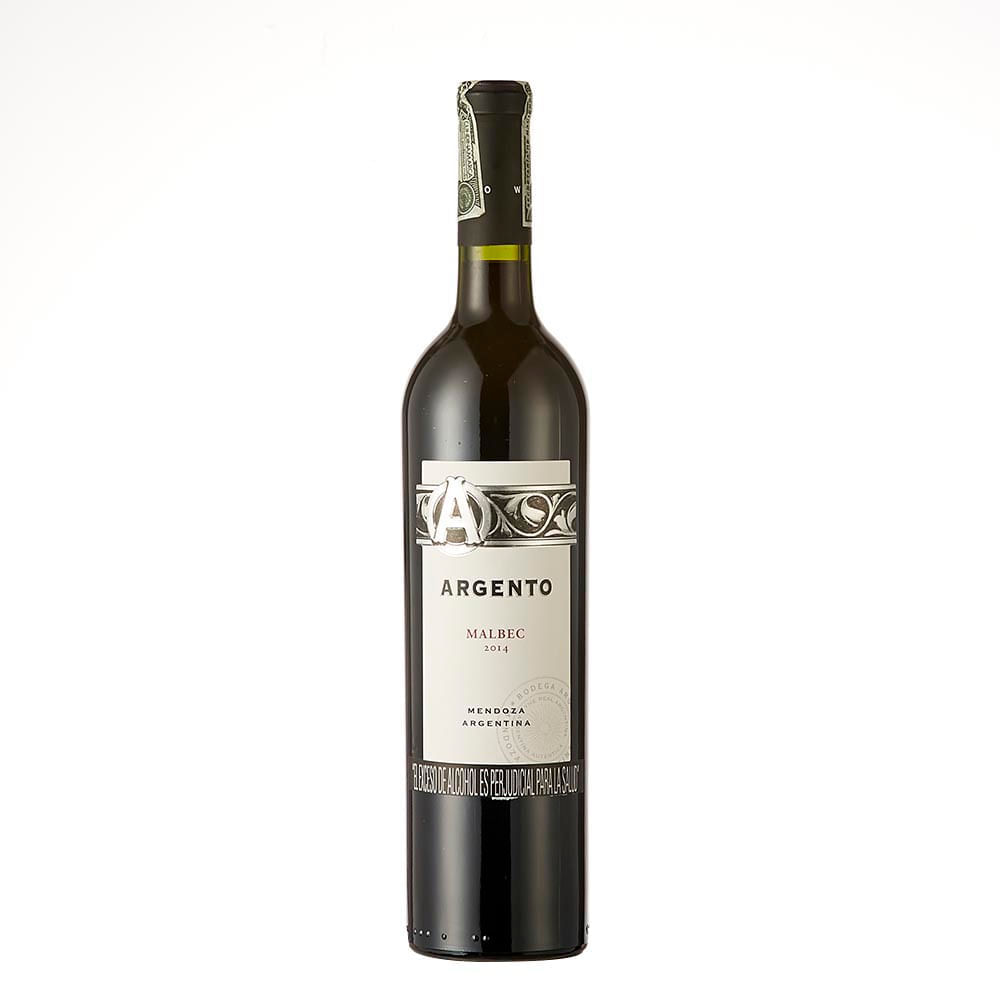 Vino tinto argento malbec x750ml