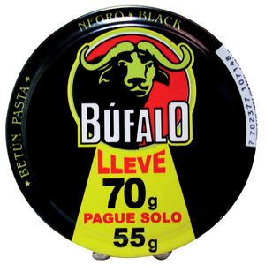 Betún Búfalo negro pague 55g lleve 70g