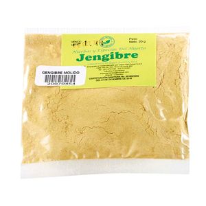 Jengibre molido Hierbas y Especias Del Huerto x20g