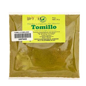 Tomillo molido x 15 gr Búfalo