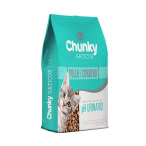 Alimento Chunky gaticos sabor pollo y cordero x1.5kg