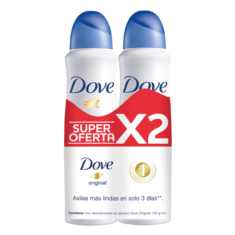 Desodorante Dove Original Aerosol 2x150 ml