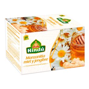 Infusión Hindú manzanilla miel & jengibre x20und x18g