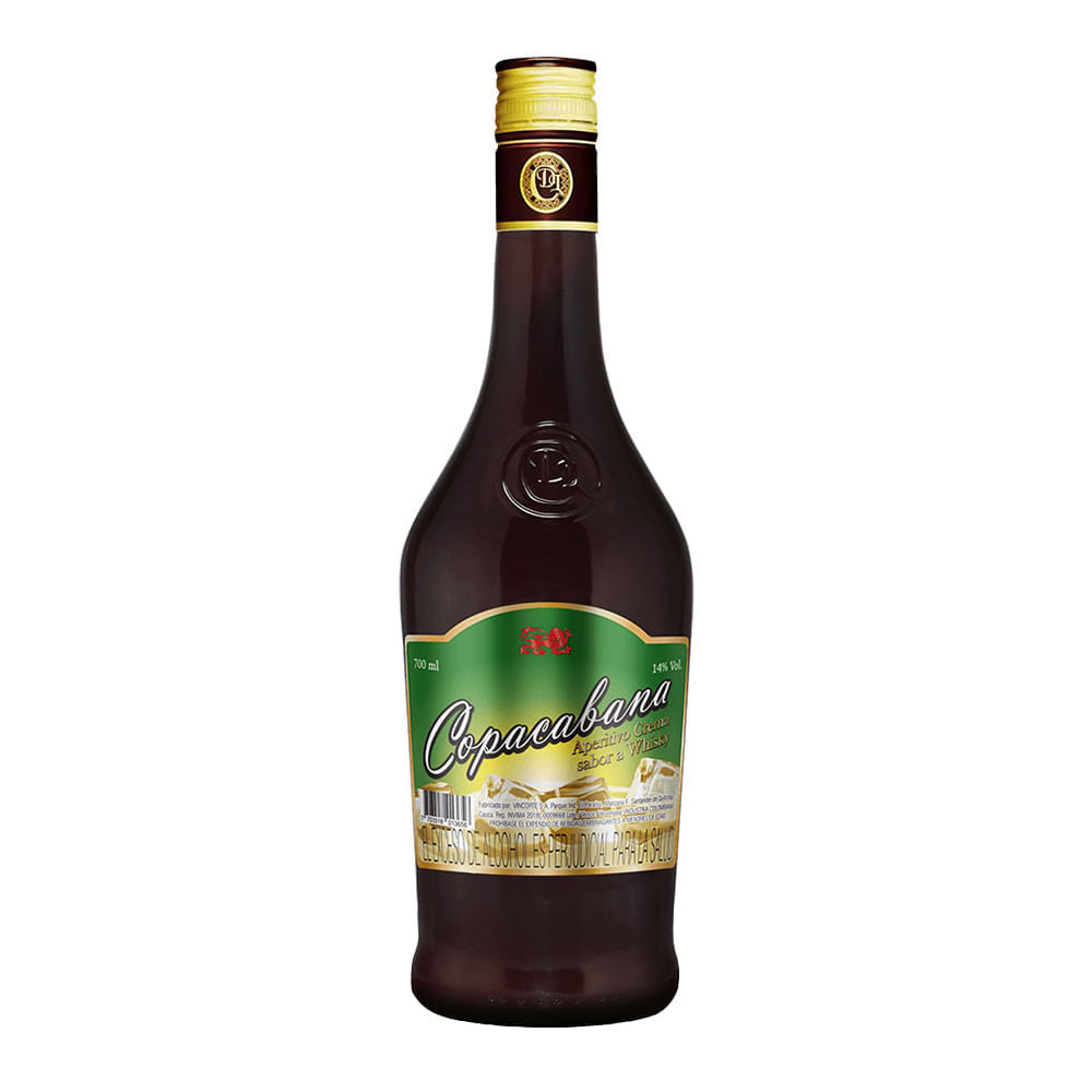 Aperitivo Copacabana crema Whisky botella x700ml