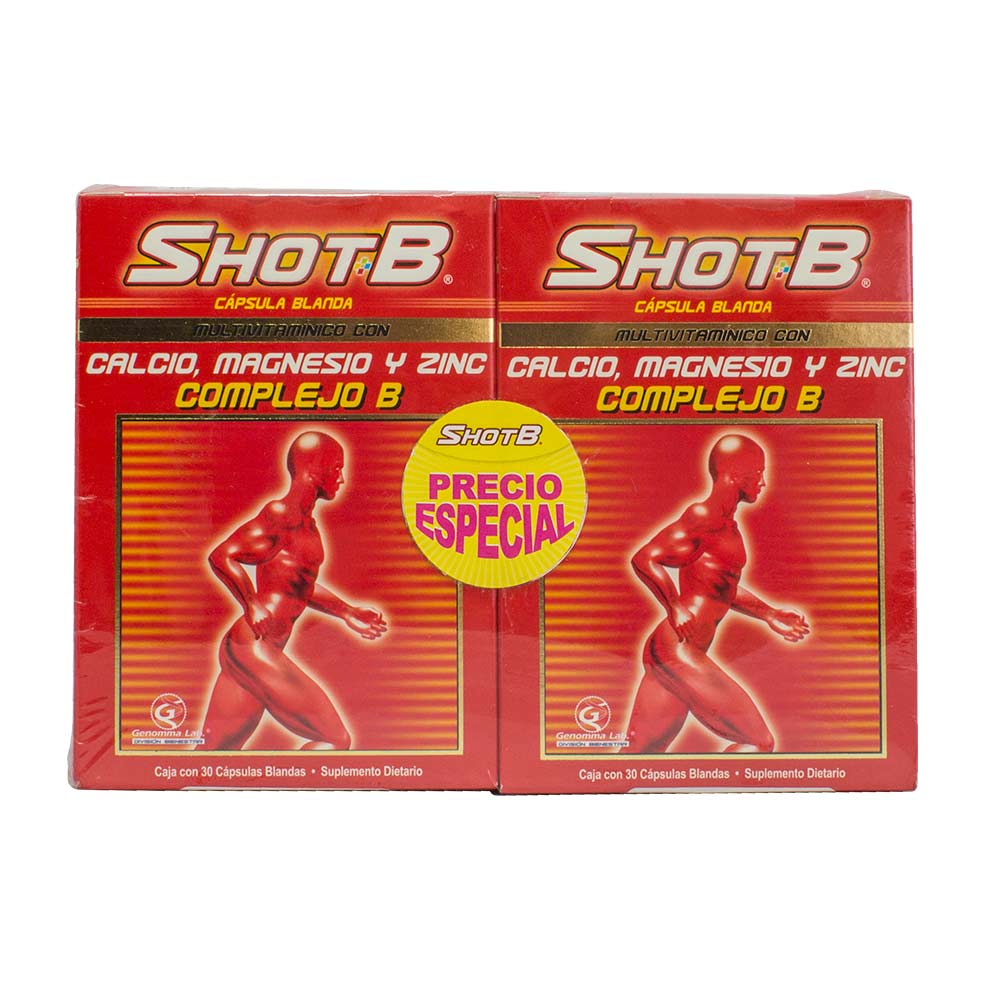 Suplemento multivitamínico Shot B x 2und x30und c-u