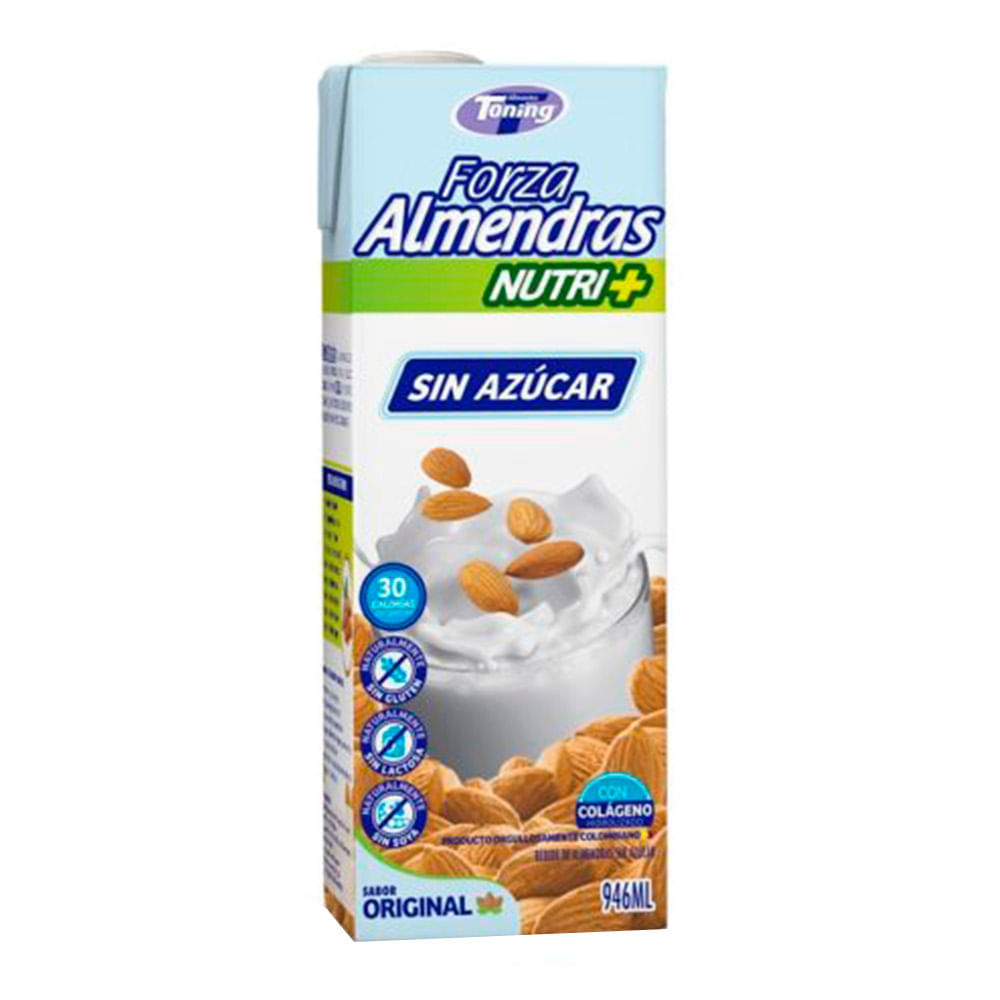 Bebida de Almendras Forza Toning Sin Azúcar 946ml