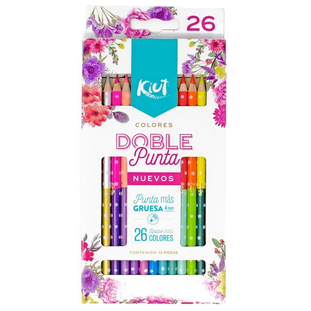 Colores doble punta kiut x 13 kiut