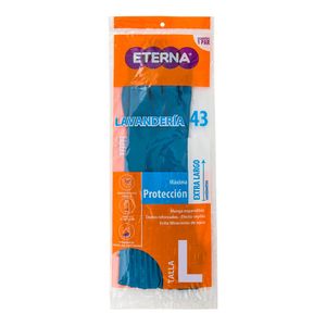 Guantes Eterna lavanderia talla L x 1 par