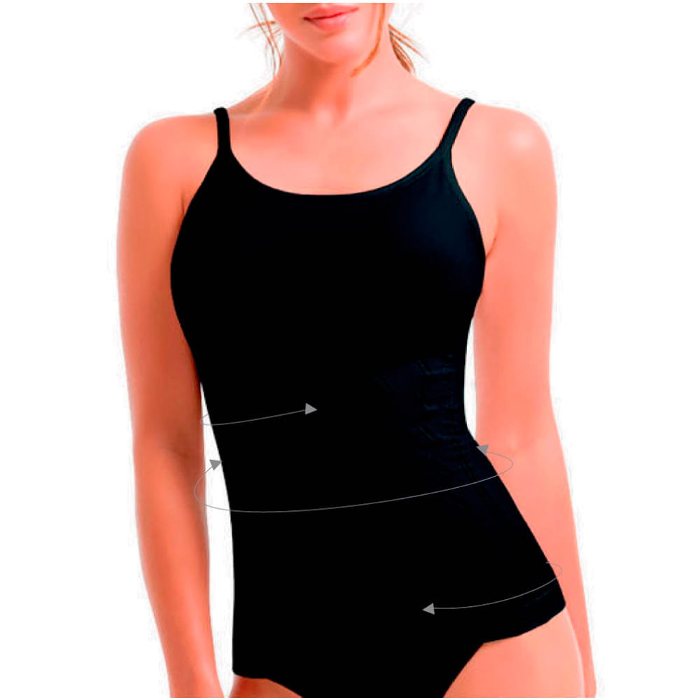 Blusa control Ami para mujer negro 1T2799