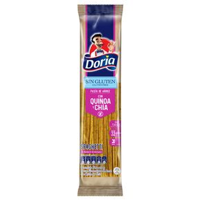 Pasta de arroz Doria sin gluten quinoa chía x 250g