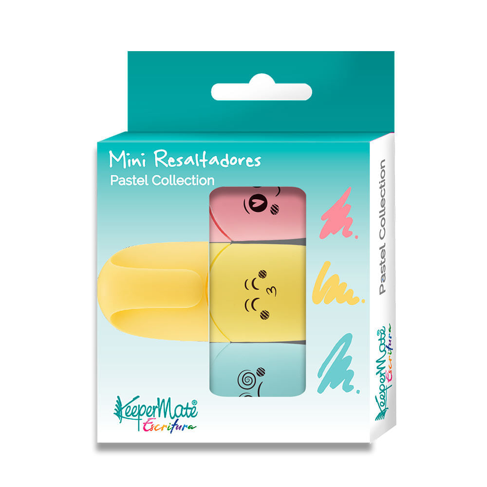 Resaltador mini pastel surtido x3 und und Legis