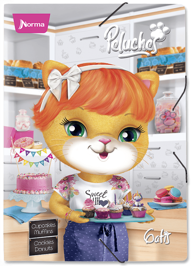 Carpeta escolar peluches Norma