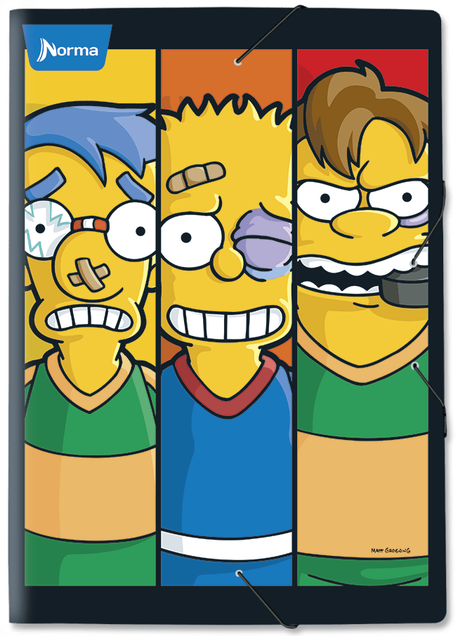 Carpeta escolar simpsons  Norma