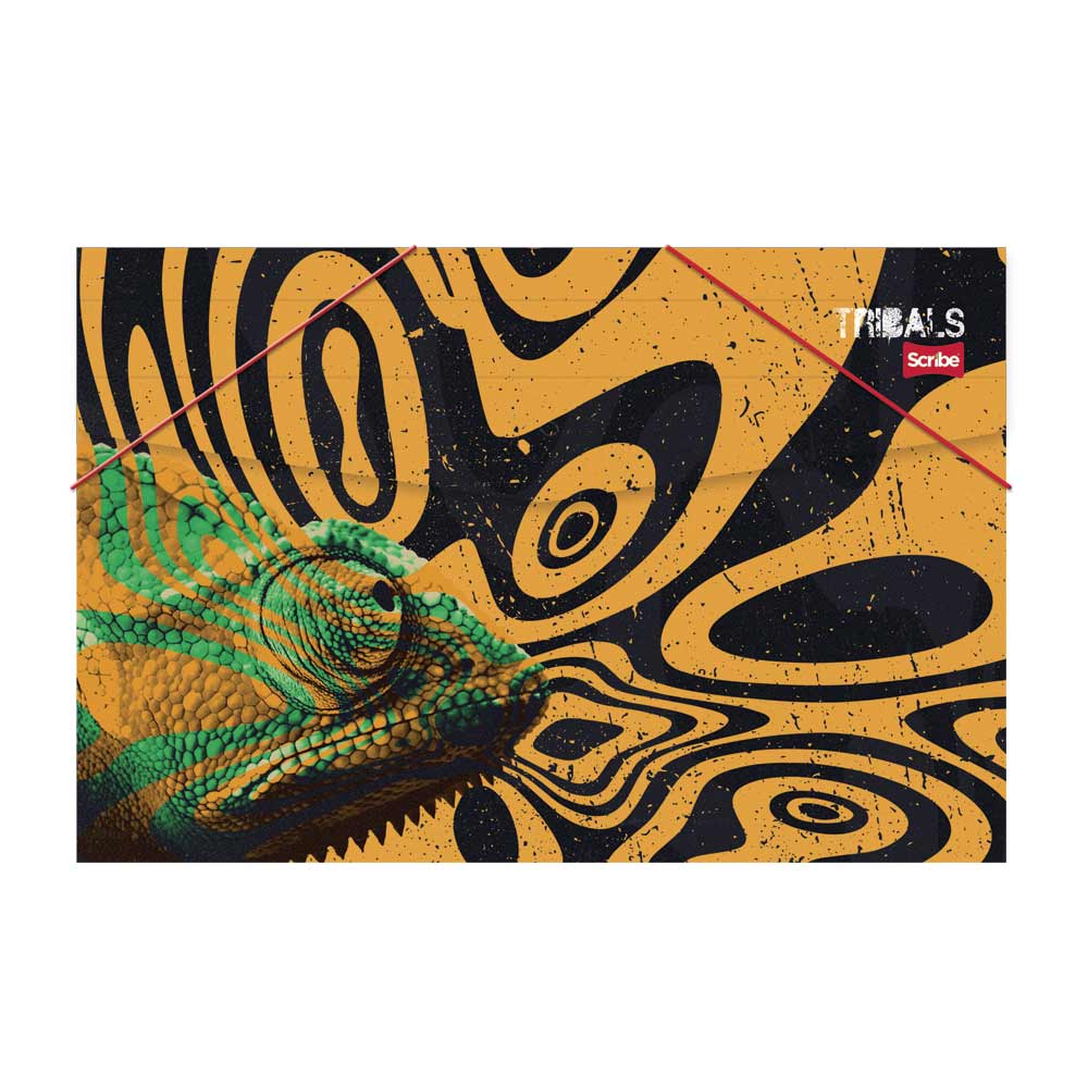 Carpeta plástica tamaño oficio fuelle Tribals Scribe