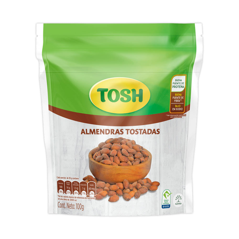 Almendras Tosh tostadas x100g
