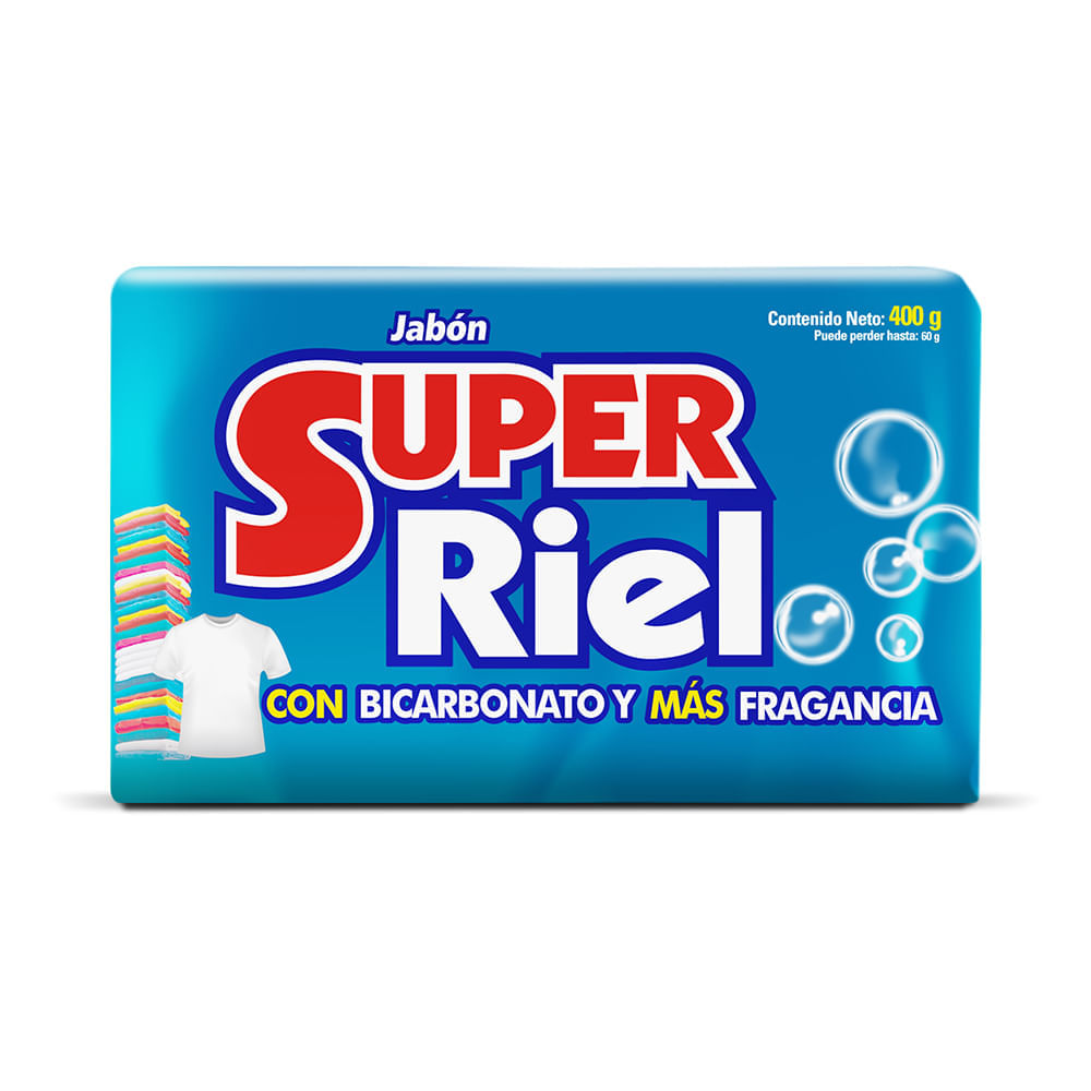 Jabon en Barra Super Riel x400grs