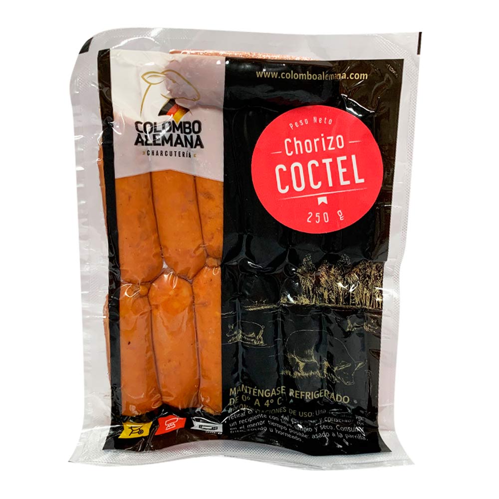 Chorizo Colombo Alemana Coctel x 250 G