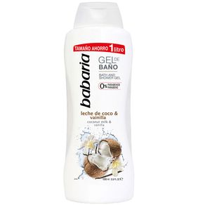 Gel de baño Babaria leche de coco & vainilla x1000ml
