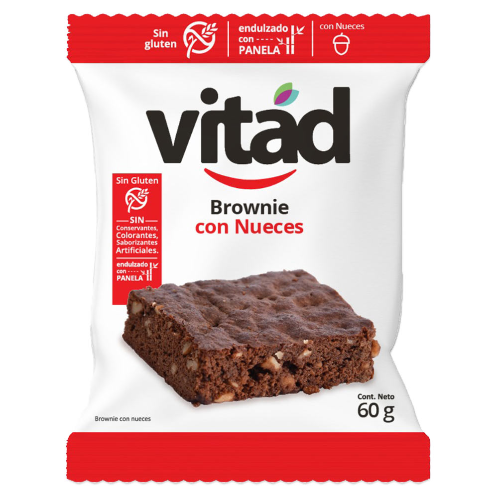 Brownie Vitad Con Nueces 60g