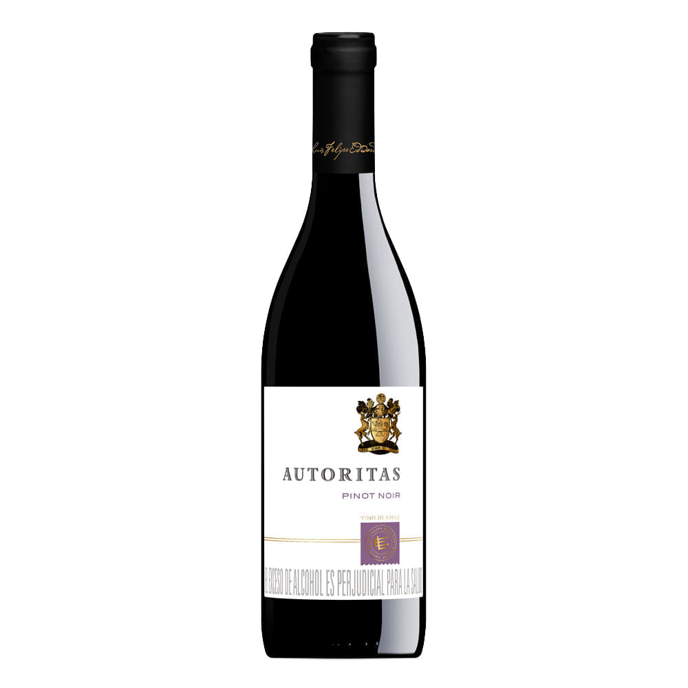 Vino Tinto Autoritas pinot noir botella x 750 ml