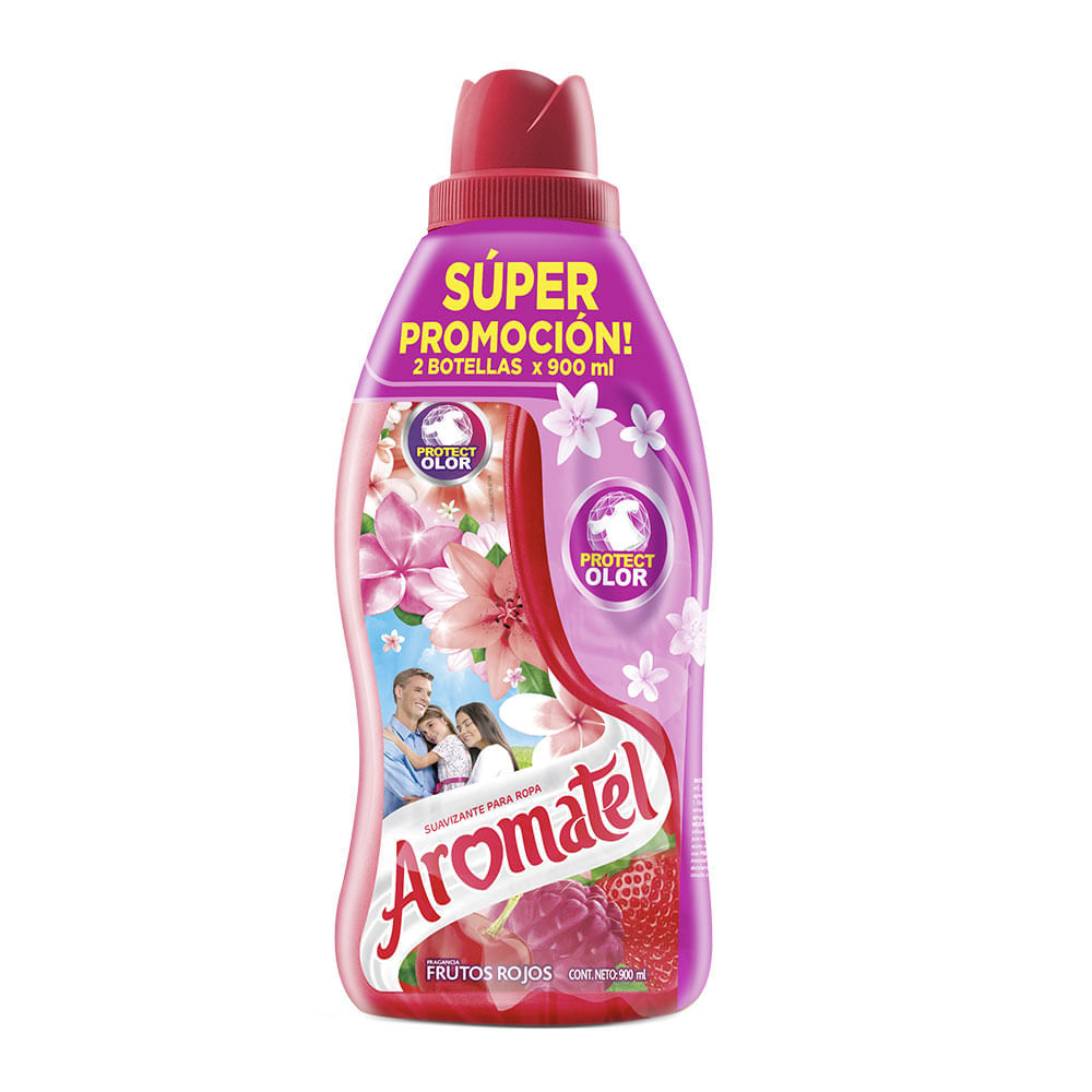 Suavizante Aromatel Fragancia Frutos Rojos x2unds x900ml