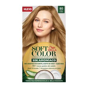 Tinte SOFT COLOR kit rubio claro N.°80 x120 ml