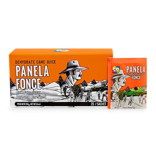 Panela Fonce pulverizada natural x25und x6g c-u