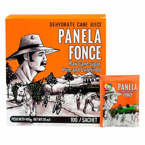 Panela Fonce pulverizada natural x100und x6g c-u