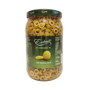 Aceitunas excelencia verdes rodajas x900g