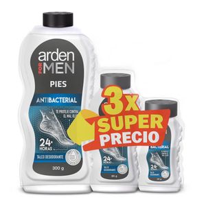 Talco arden for men x 300gr+tal x 85gr+tal x 30 gr