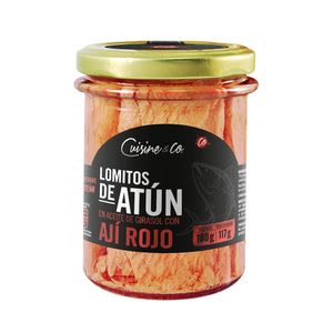 Atún Cuisine&Co lomitos ají rojo aceite girasol x180g
