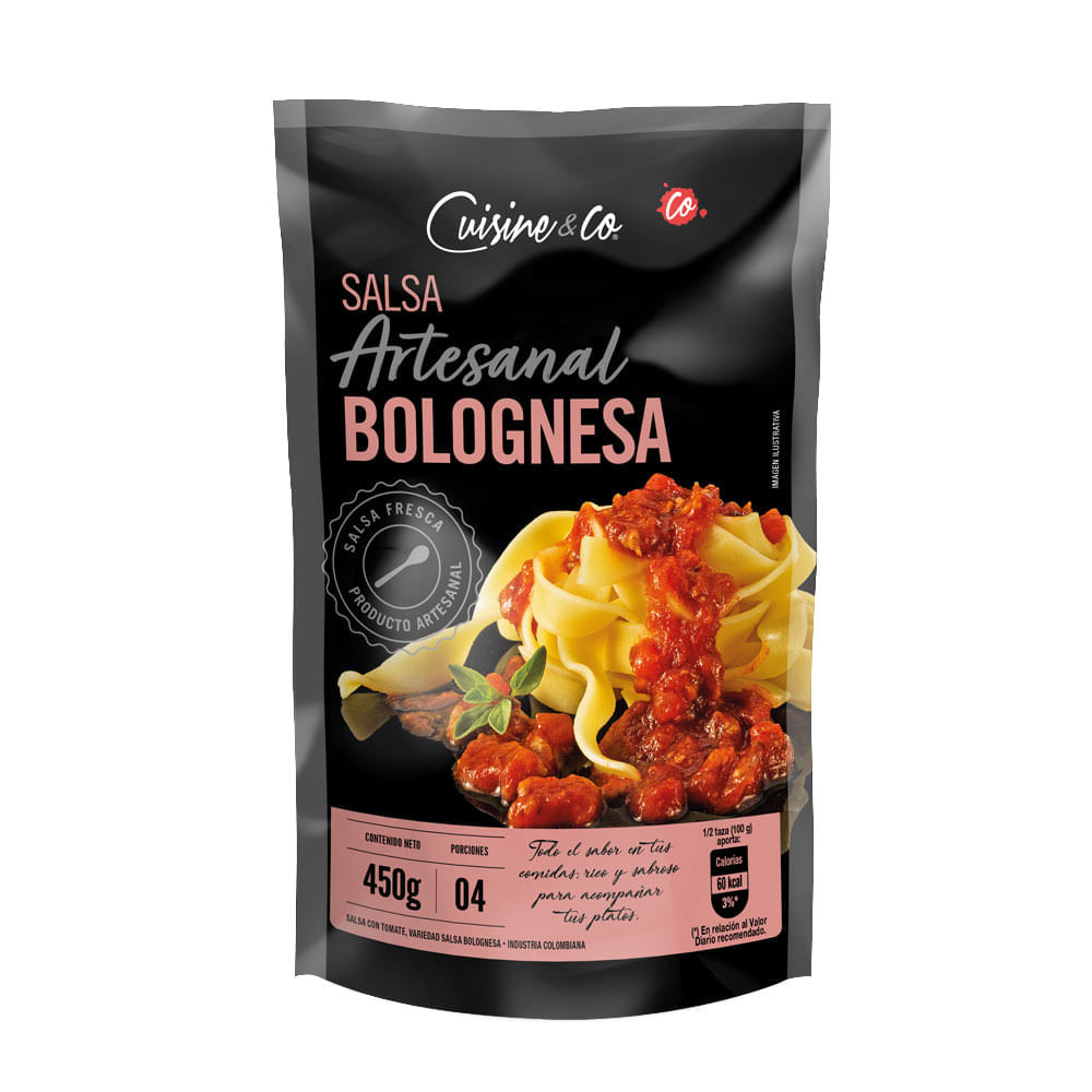 Salsa Cuisine & Co artesanal bolognesa x450g