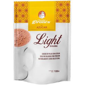 Cacao Girones light sin azúcar x120g