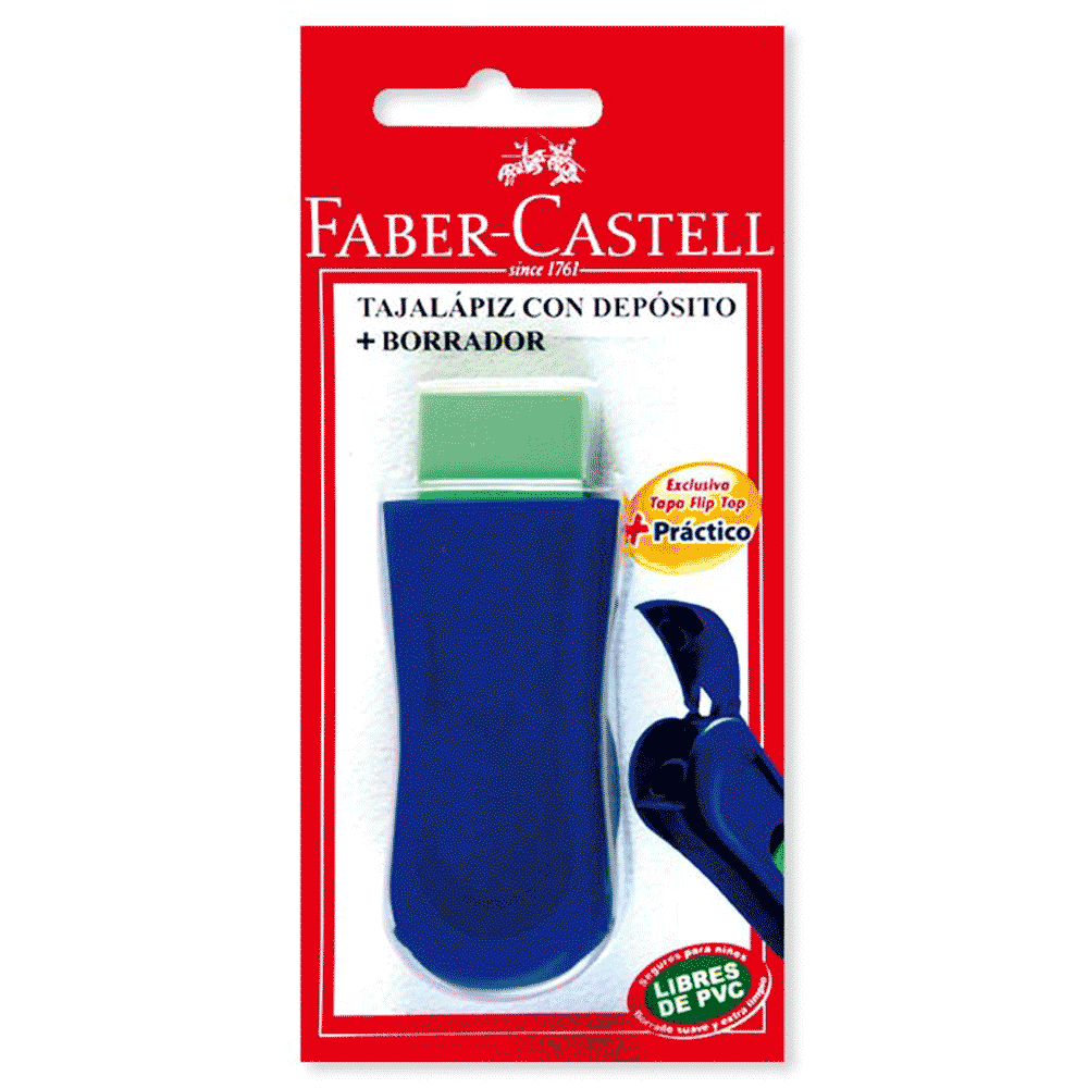 Kit Faber Castell tajalapiz + borrador tk