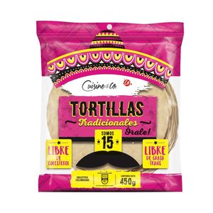 Tortillas tradicionales Cuisine&Co x15 und x450g