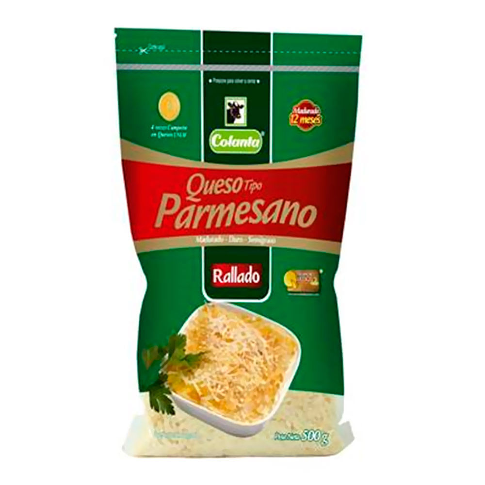 Queso parmesano Colanta rallado x500g