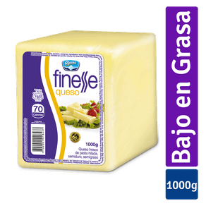 Queso Finesse bajo en grasa bloque x1000g