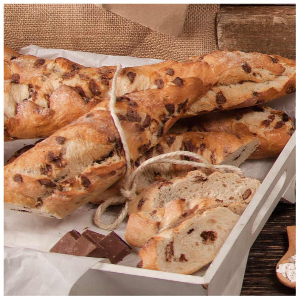 Pan baguette de chocolate x 315g