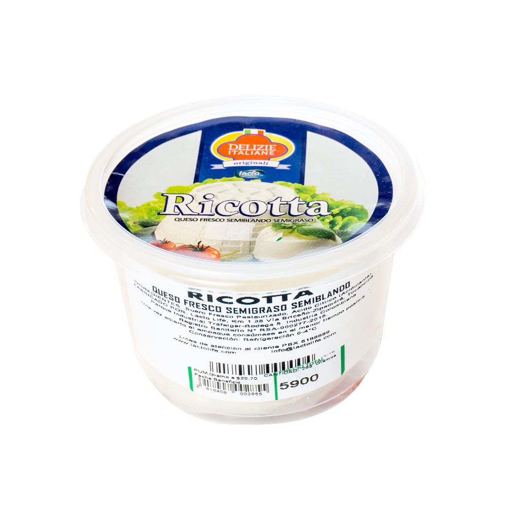 Queso Ricotta Delizie Italiane x200g