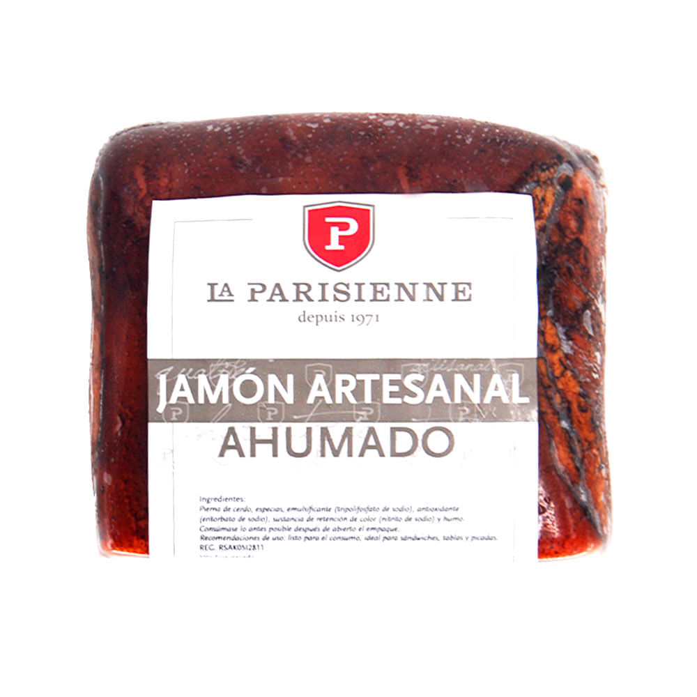 Jamón Artesanal Ahumado La Parisienne Trozo x200g