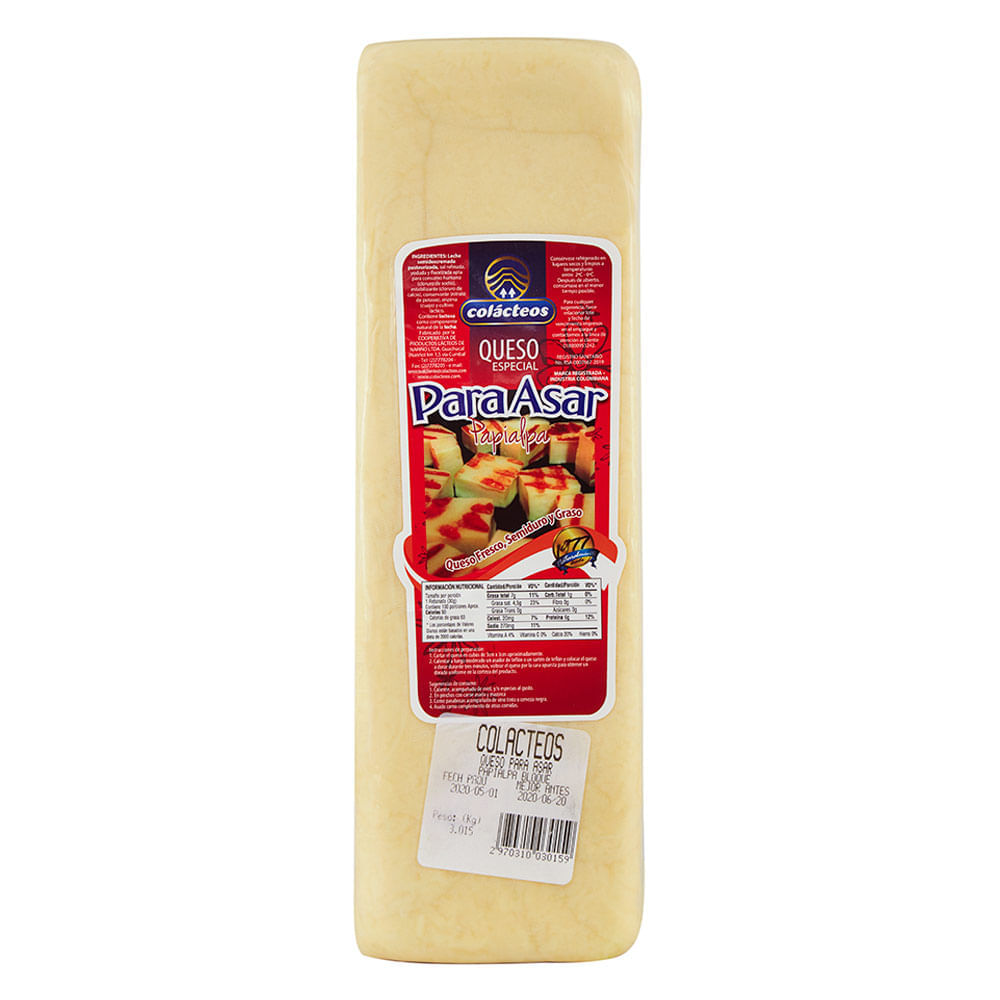 Queso Papialpa Asar Trozo x200g