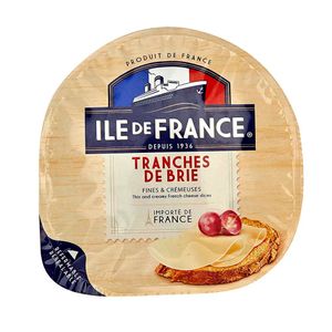 Queso brie tranches de brie Ile de France x 150 g