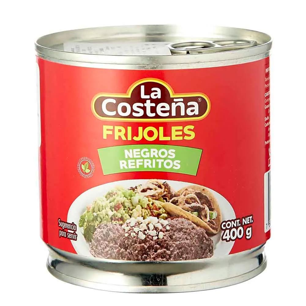 Frijoles La Costeña Negros Refritos X 400g