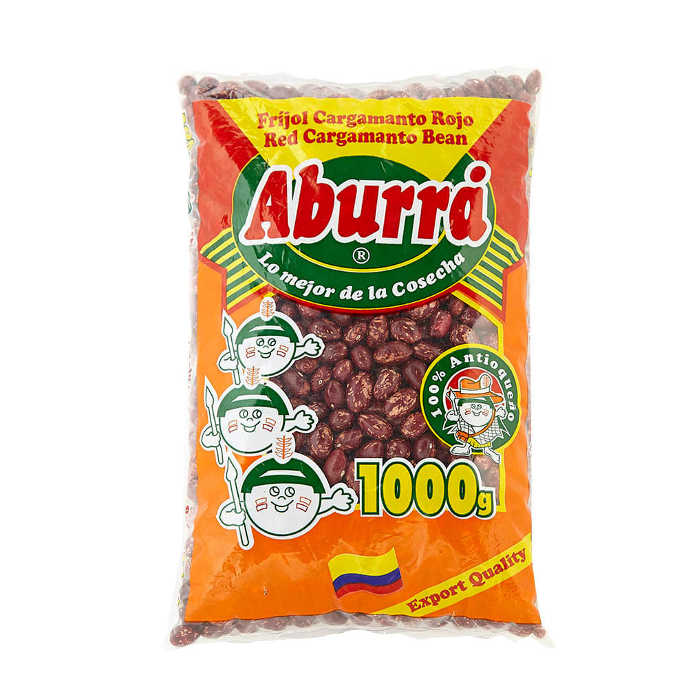 Frijol Aburrá cargamanto rojo x1000g