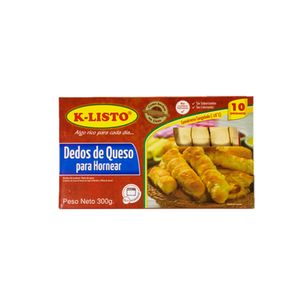 Dedos de queso K-listo para hornear x10und x300g