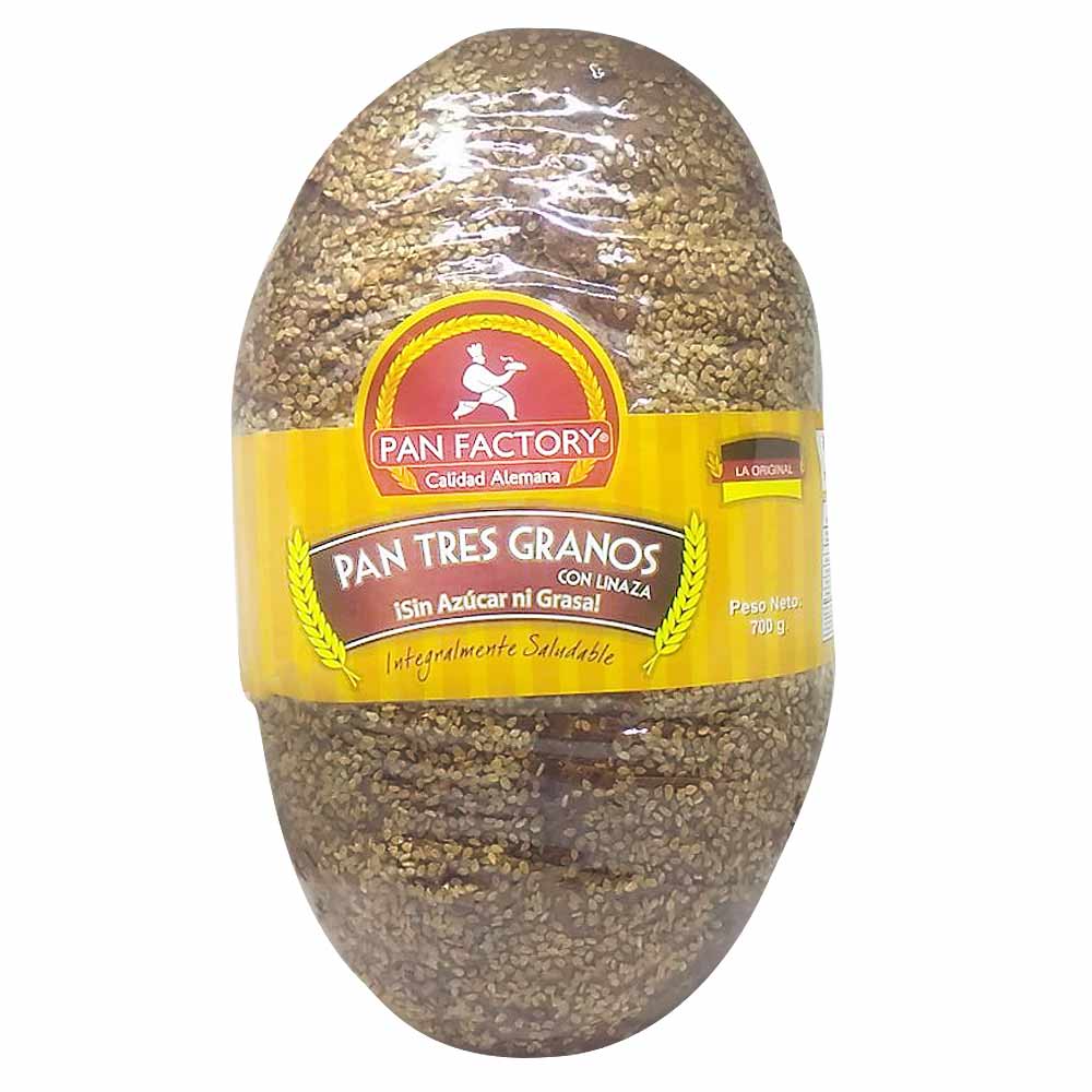 Pan 3 granos pan factory x 700g