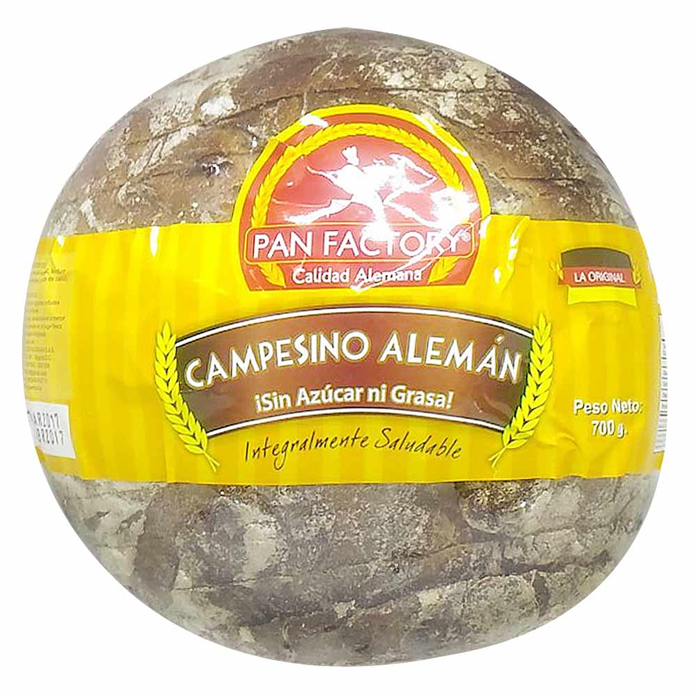 Pan campesino alemán pan factory x 700g