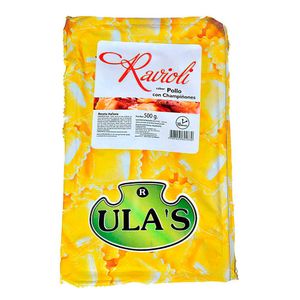 Raviolis pollo champiñón x500g