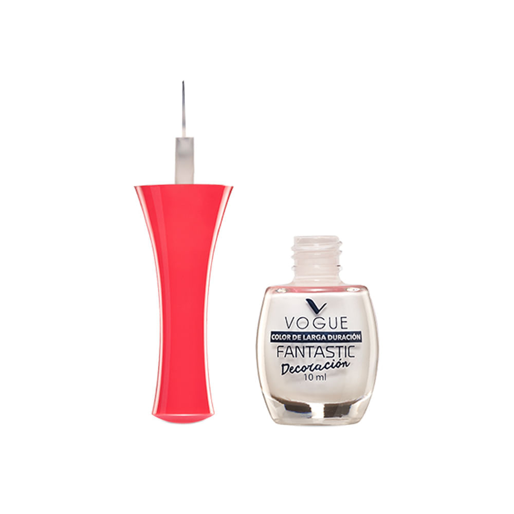 Esmalte Vogue Fantastic Decoración Blanco Armiño x10ml